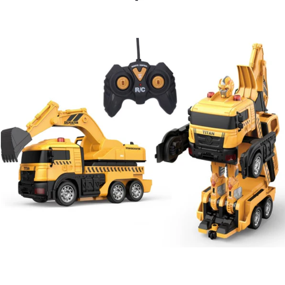 Távirányítós transzformátor autó távirányítóval – átalakuló robot autó gyerekeknek, fény- és hangeffektekkel (BBJ) 3