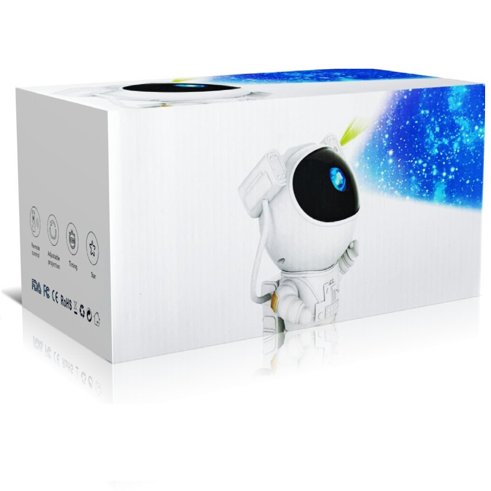 Űrhajós LED csillagprojektor – távirányítós éjszakai fény gyerekeknek és dekorációhoz (BBD) 10