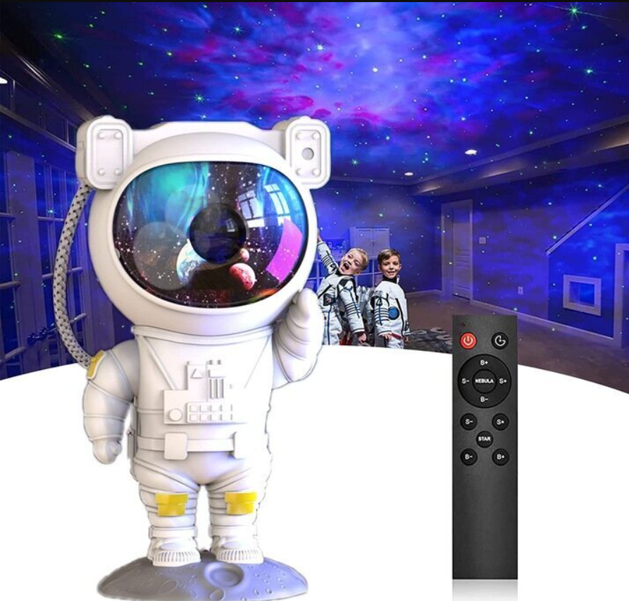 Űrhajós LED csillagprojektor – távirányítós éjszakai fény gyerekeknek és dekorációhoz (BBD) 6