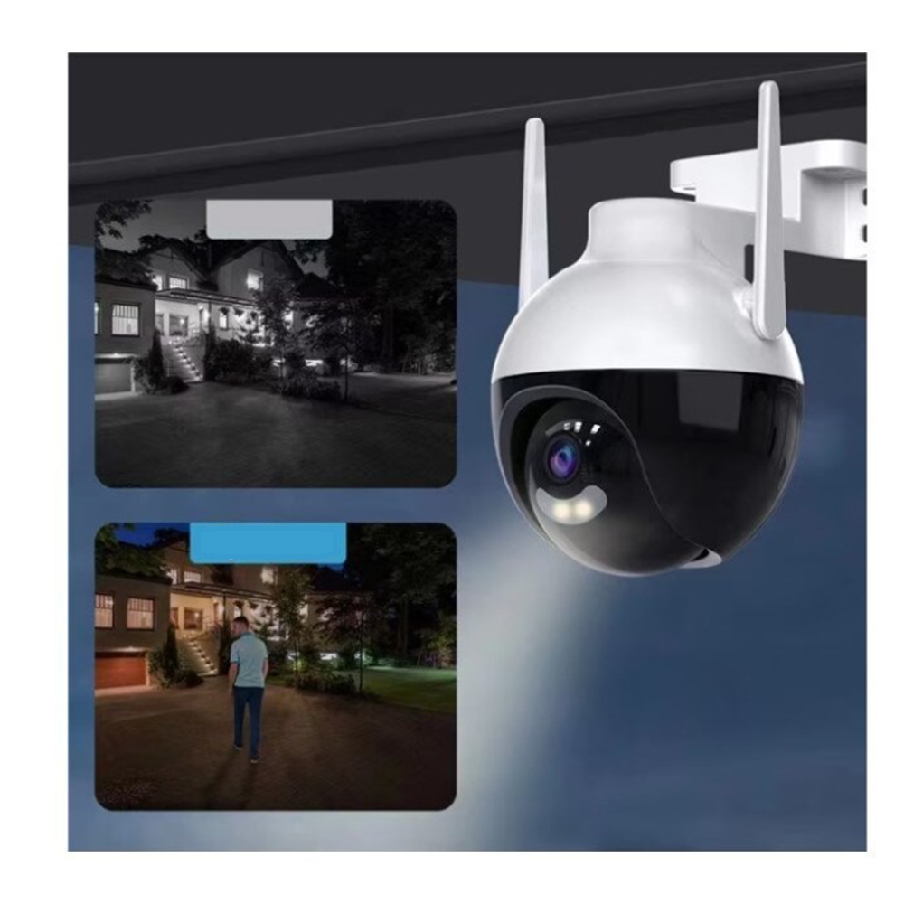 V380 vezeték nélküli smart wifi biztonsági kamera – HD IP megfigyelő kamera éjjellátóval, mobilalkalmazással és mozgásérzékeléssel (BBV) 2