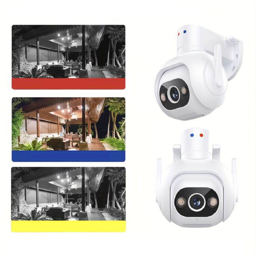 Vezeték nélküli 5MP IP PTZ kamera 10X Zoom, hangérzékelős riasztás, falra rögzíthető (BBV) 3