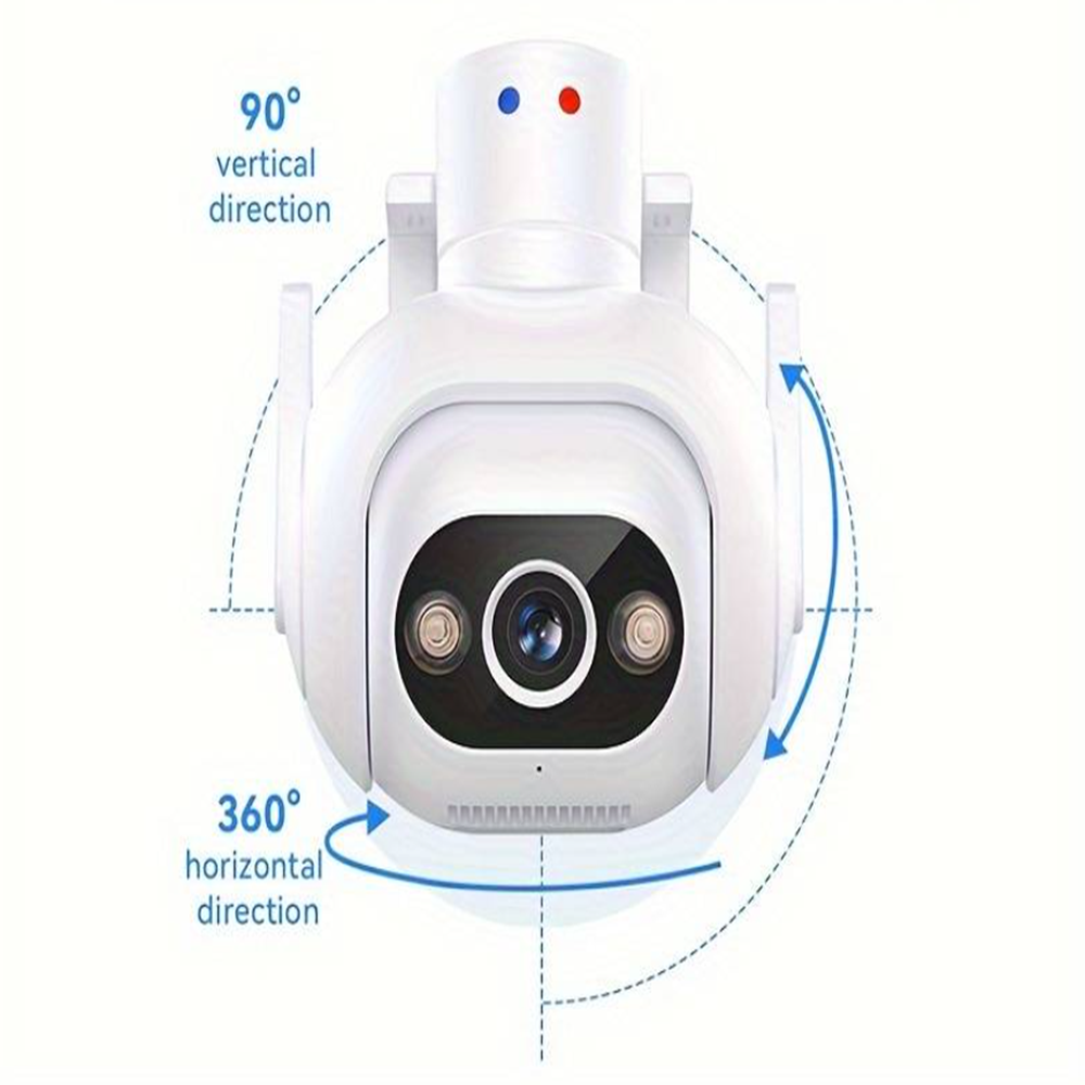 Vezeték nélküli 5MP IP PTZ kamera 10X Zoom, hangérzékelős riasztás, falra rögzíthető (BBV) 6