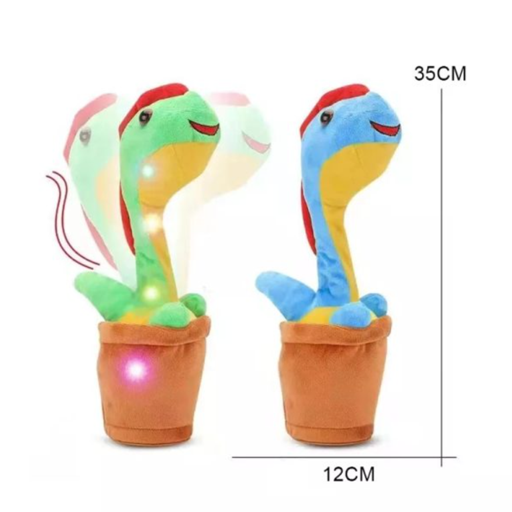 Visszabeszélő, zenélő, táncoló és éneklő plüss dínó (BBJ) 4