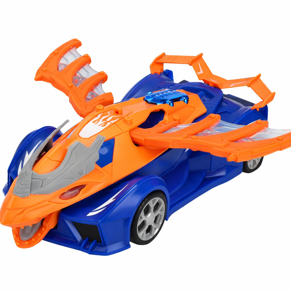 VoltRex 2in1 átalakuló dinoszaurusz autó – repülő dínó játék fény- és hangeffekttel (BBJ) 1