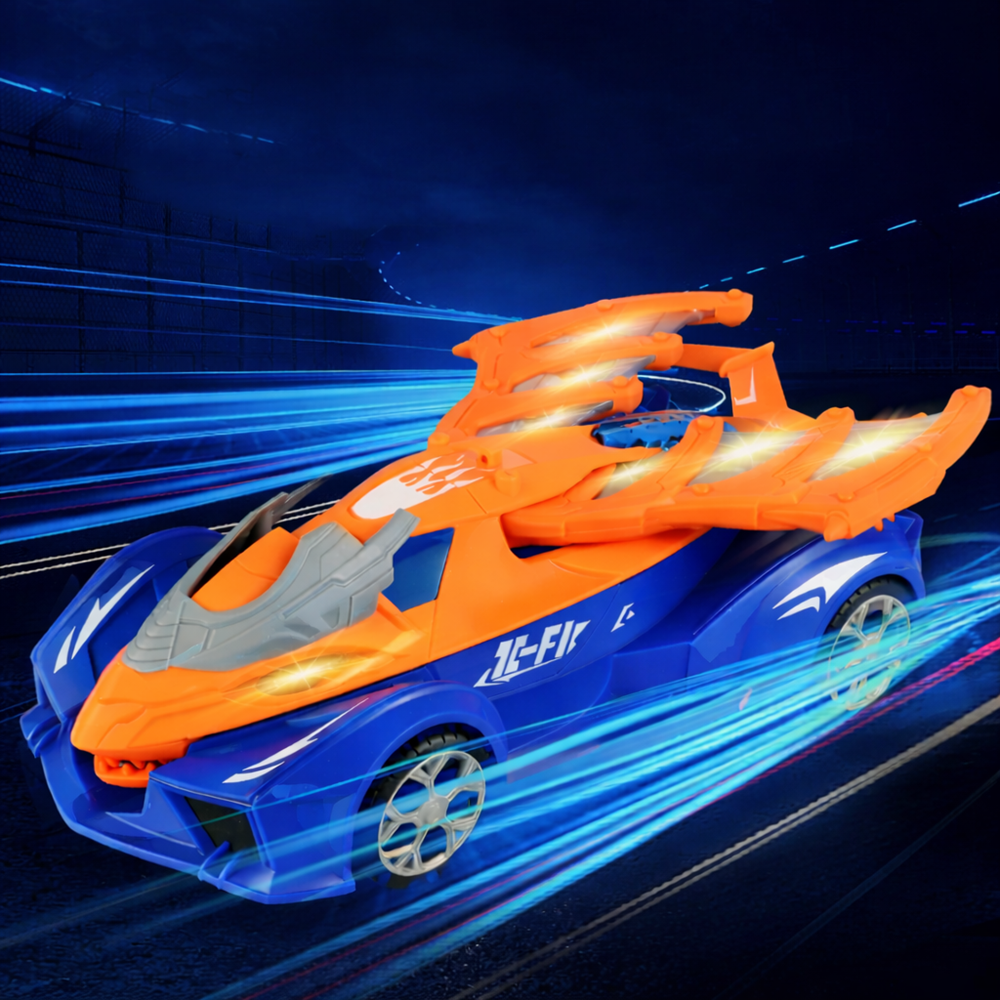 VoltRex 2in1 átalakuló dinoszaurusz autó – repülő dínó játék fény- és hangeffekttel (BBJ) 4