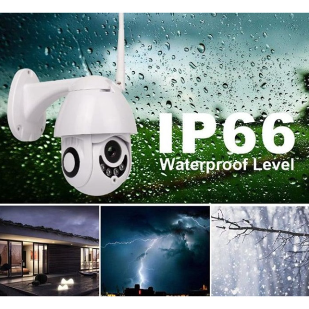 WiFi Smart Kamera kültéri, mobilról vezérelhető forgatható térfigyelő kamera 3