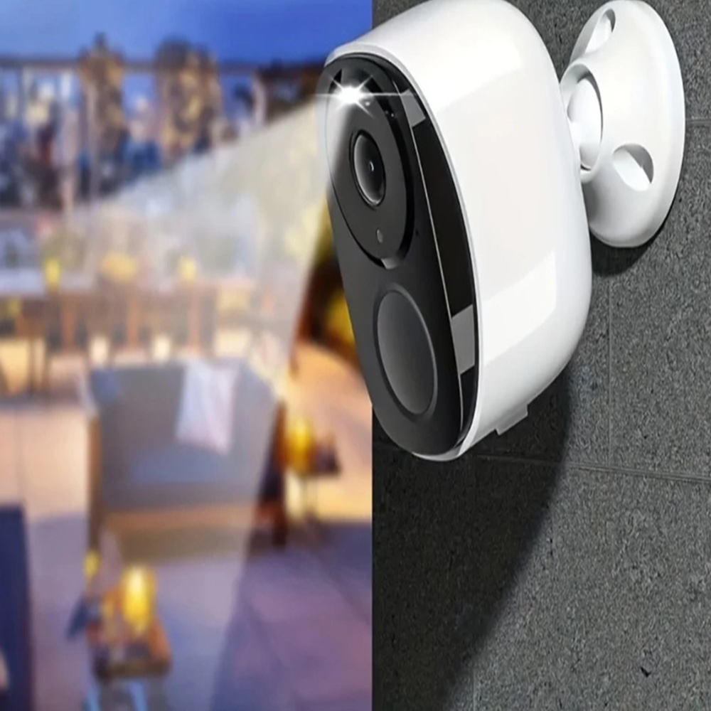 Wifi megfigyelőkamera akkumulátoros kivitelben – kültéri vezeték nélküli biztonsági kamera éjjellátással és mozgásérzékelővel 2