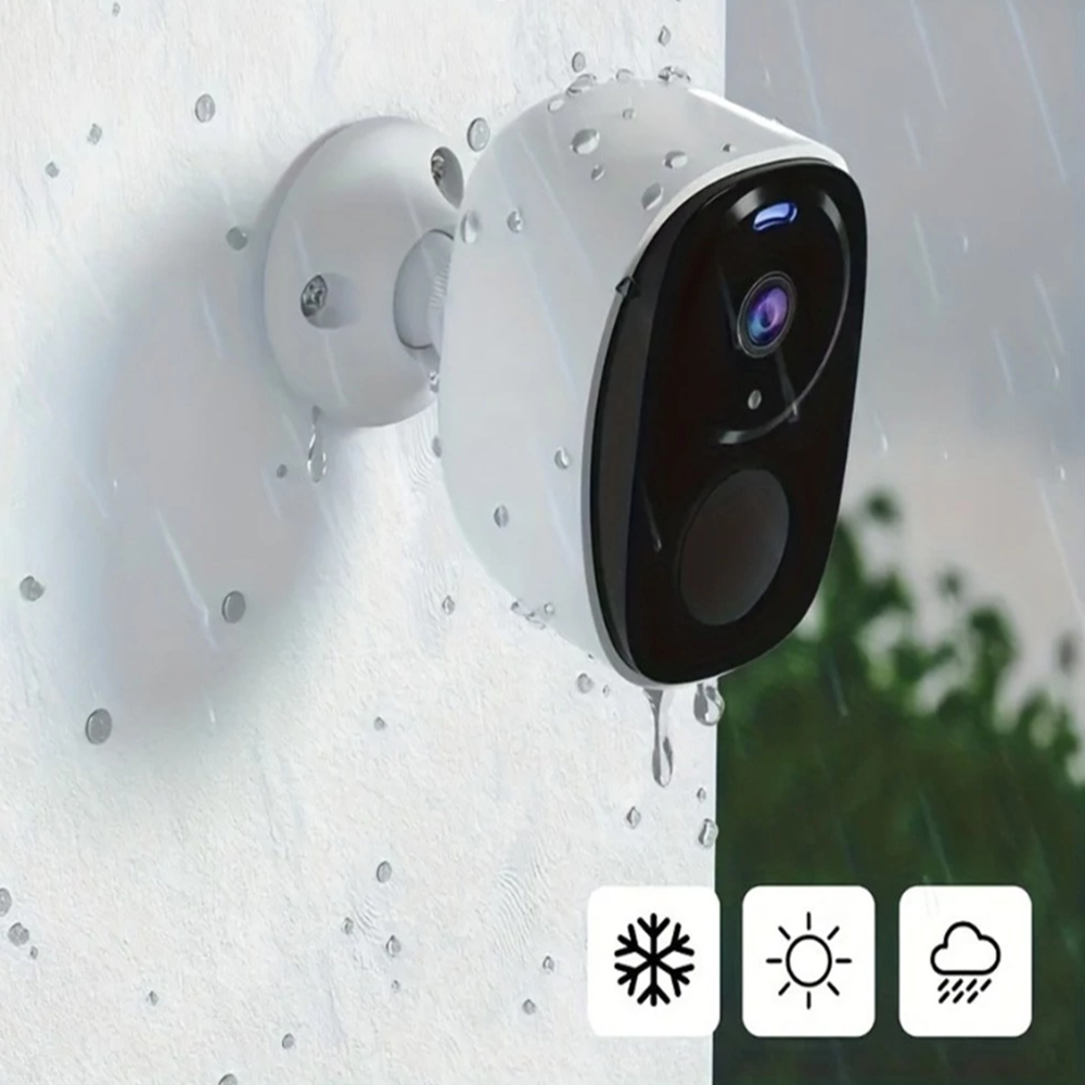 Wifi megfigyelőkamera akkumulátoros kivitelben – kültéri vezeték nélküli biztonsági kamera éjjellátással és mozgásérzékelővel 3