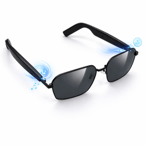 Aemai Smart Bluetooth audio szemüveg – kékfény szűrős okosszemüveg beépített hangszóróval és mikrofonnal (THM) 1 (67)