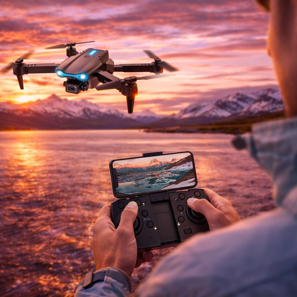 Andowl WiFi drón HD kamerával Q-DM700 – magasságtartós RC quadcopter, élőkép funkcióval (BBD) 2