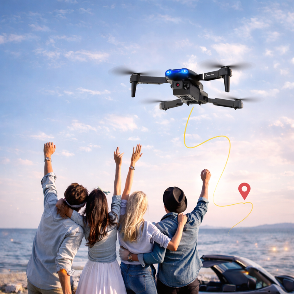 Andowl WiFi drón HD kamerával Q-DM700 – magasságtartós RC quadcopter, élőkép funkcióval (BBD) 3