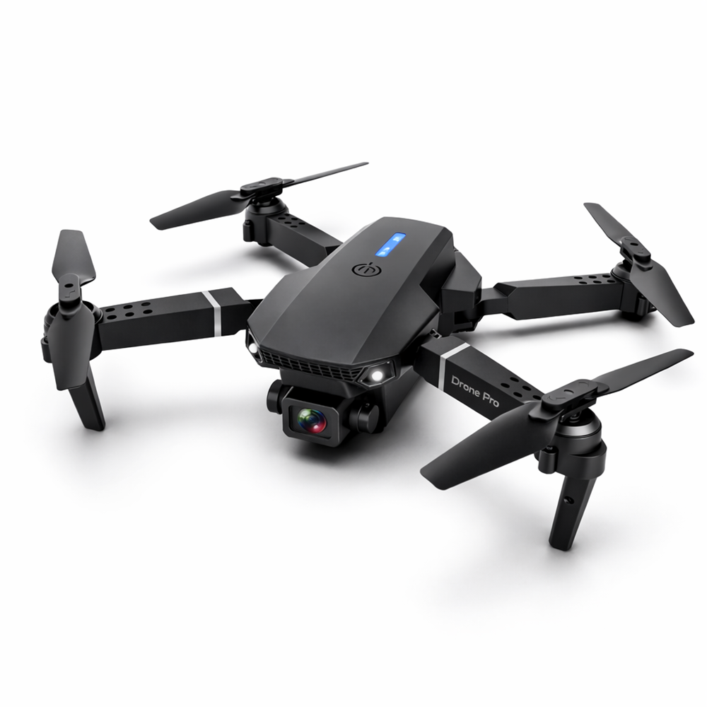 E88 Pro HD kamerás drón – 2.4 GHz-es távirányítós quadcopter élőképpel (BBV) 1