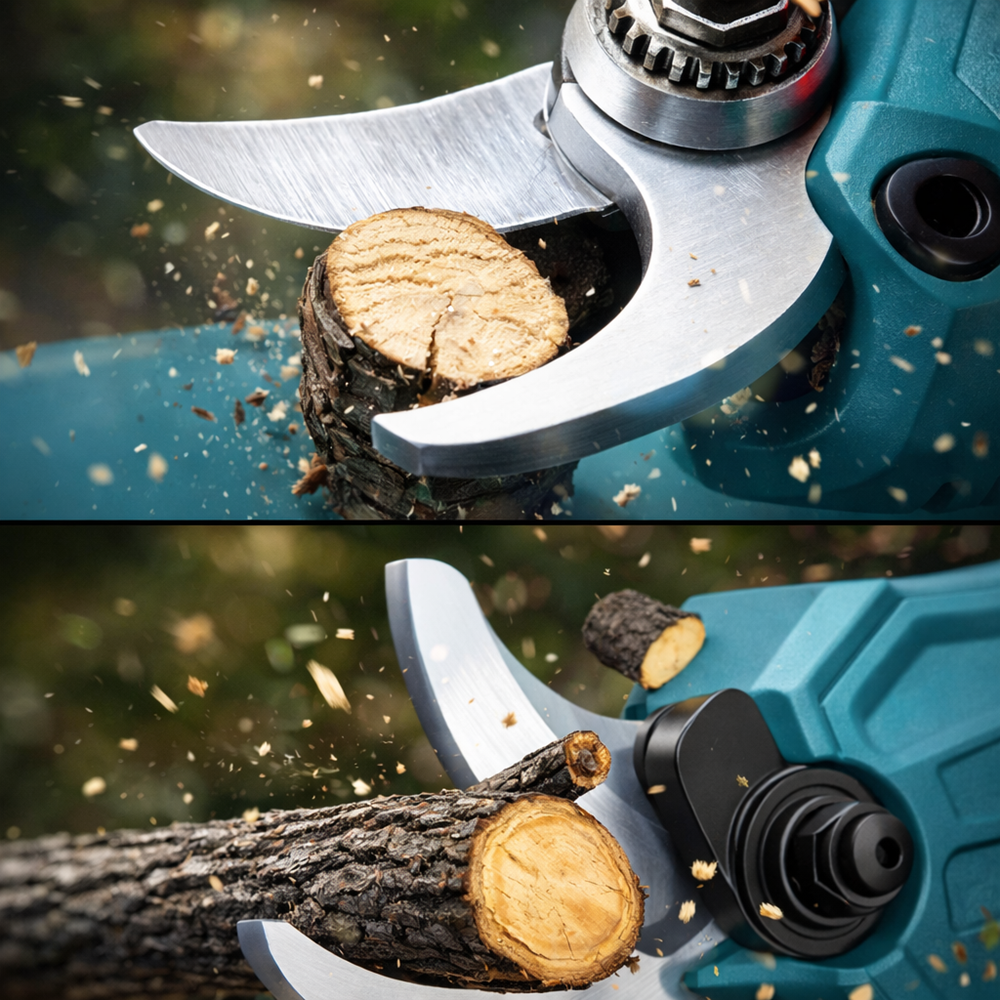 HITMAN 88V akkumulátoros metszőolló HT-BSCS-6449 – elektromos metszőolló plusz késsel, professzionális ágvágó (BBV) 3