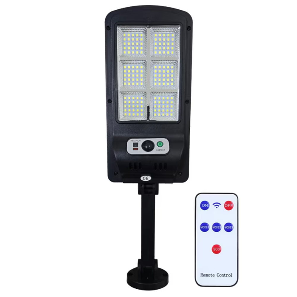 NEXTLY W755-6 kültéri napelemes LED lámpa – mozgás- és fényérzékelős, távirányítós, 3 világítási mód (BBV) 1