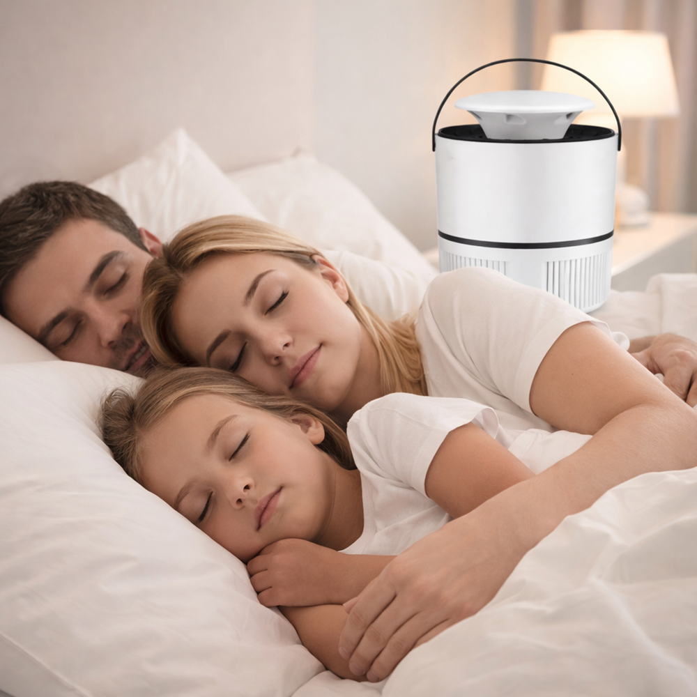 NOVA NV-813 elektromos szúnyogirtó lámpa – UV rovarcsapda, LED szúnyog- és rovarirtó készülék otthonra, teraszra és kertbe (BBV) 2