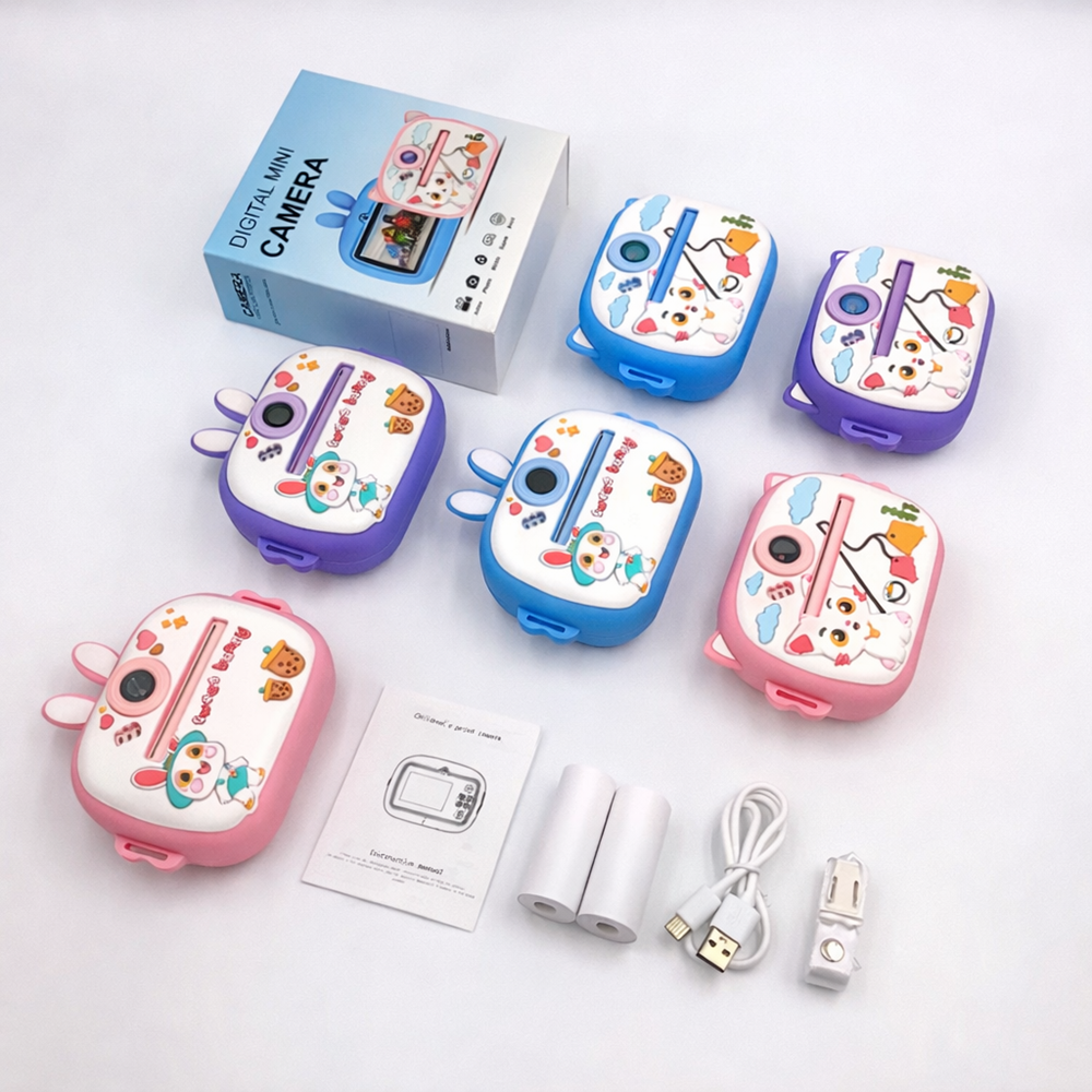 SnapKid 4 az 1-ben gyerek fényképezőgép és azonnali nyomtató – mini kamera játék videóval és fotónyomtatással (BBD) 6