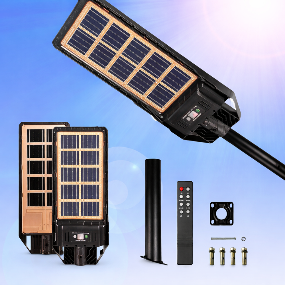 THOLux FT-200W 200W Napelemes LED Utcai Lámpa 6500K Hidegfehér IP65 – Kültéri Udvari és Kerti Világítás (FX) 2