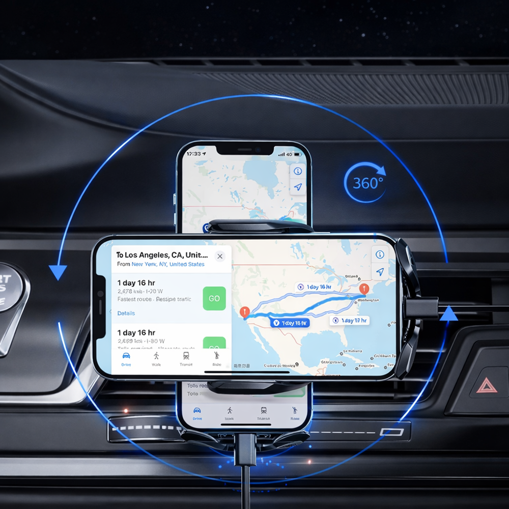 V57 autós vezeték nélküli telefontartó töltő – 15W gyors Qi töltés, infrás szenzoros tartó (BBD) 3