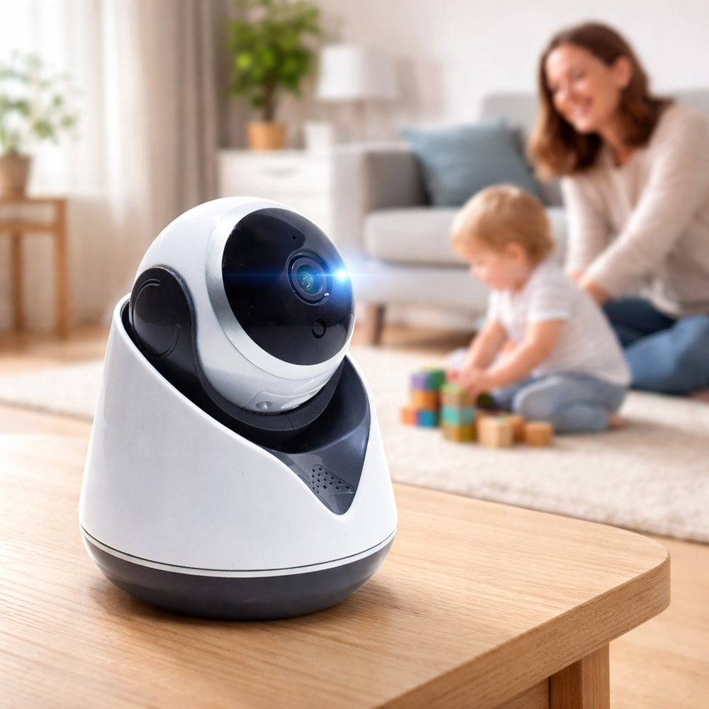 Veltrix Smart WiFi biztonsági kamera – vezeték nélküli HD okos megfigyelő kamera otthonra (BBV) 2