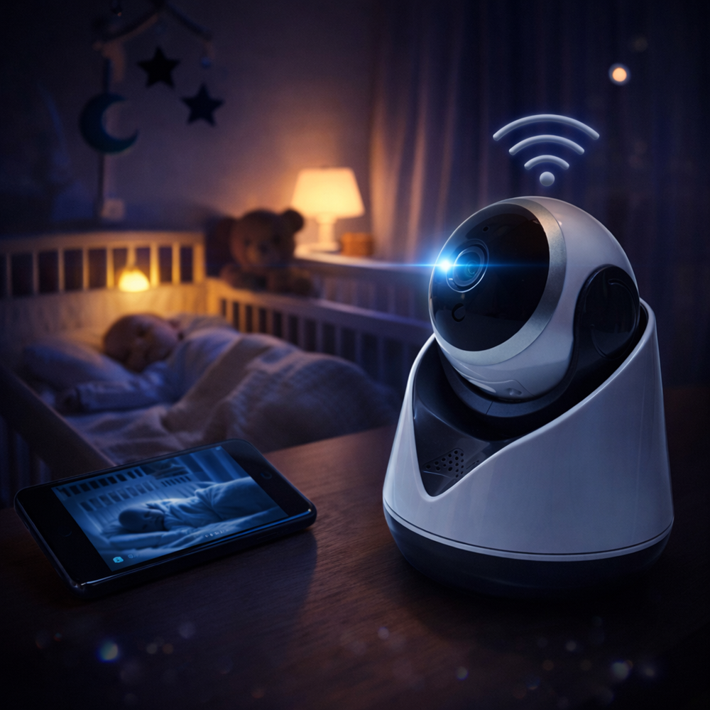 Veltrix Smart WiFi biztonsági kamera – vezeték nélküli HD okos megfigyelő kamera otthonra (BBV) 3