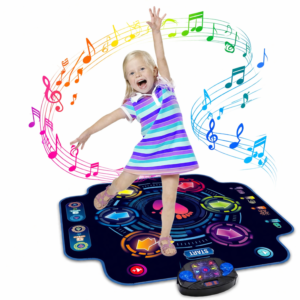 Zingaroo interaktív táncszőnyeg – zenélő ugrálós játék 9 nehézségi szinttel és 5 sebességfokozattal gyerekeknek (BBJ) 1