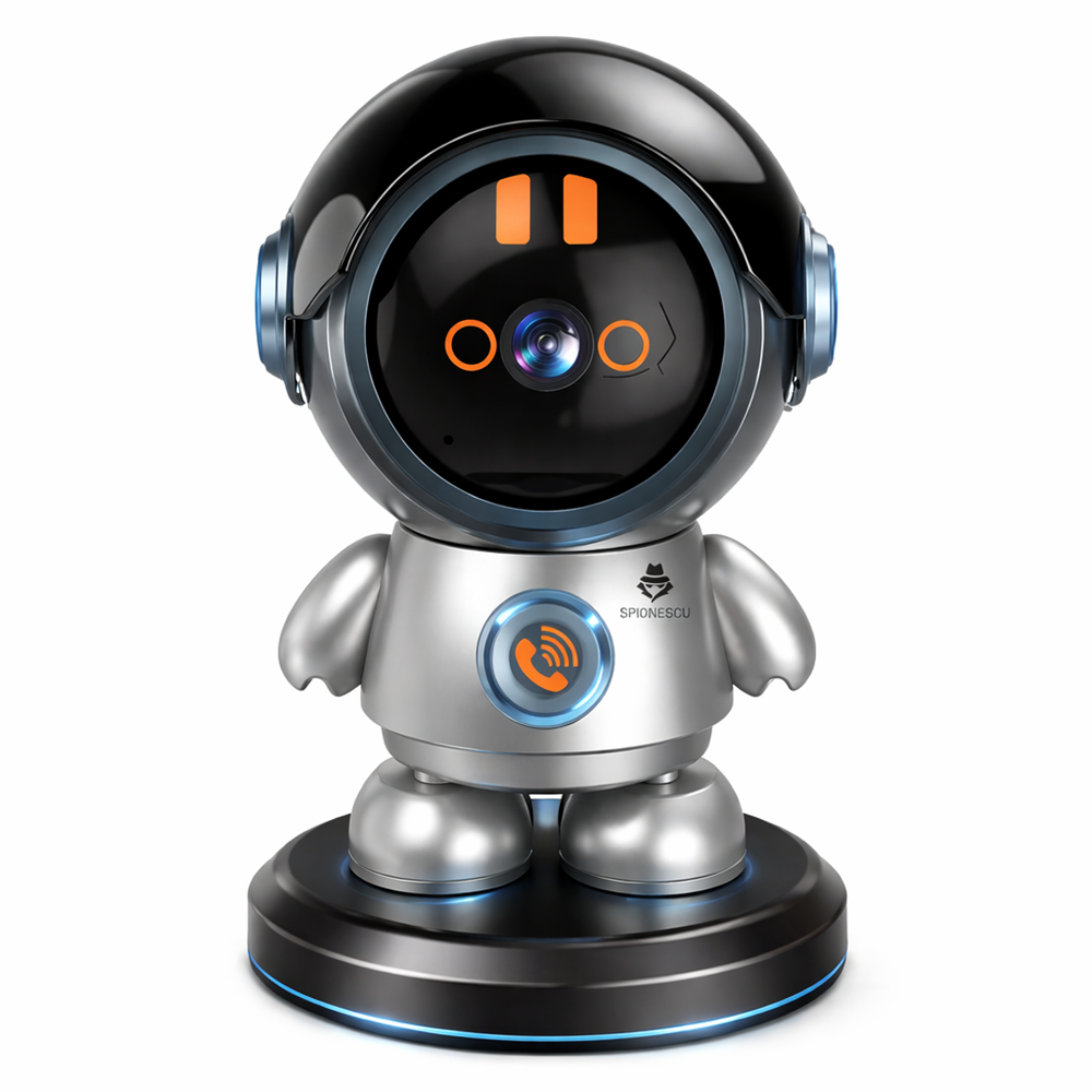 AstroCam asztronauta WiFi IP kamera 360° forgatható Full HD 1080P babafigyelő és kisállat megfigyelő éjjellátóval, kétirányú hanggal (BBD) 1