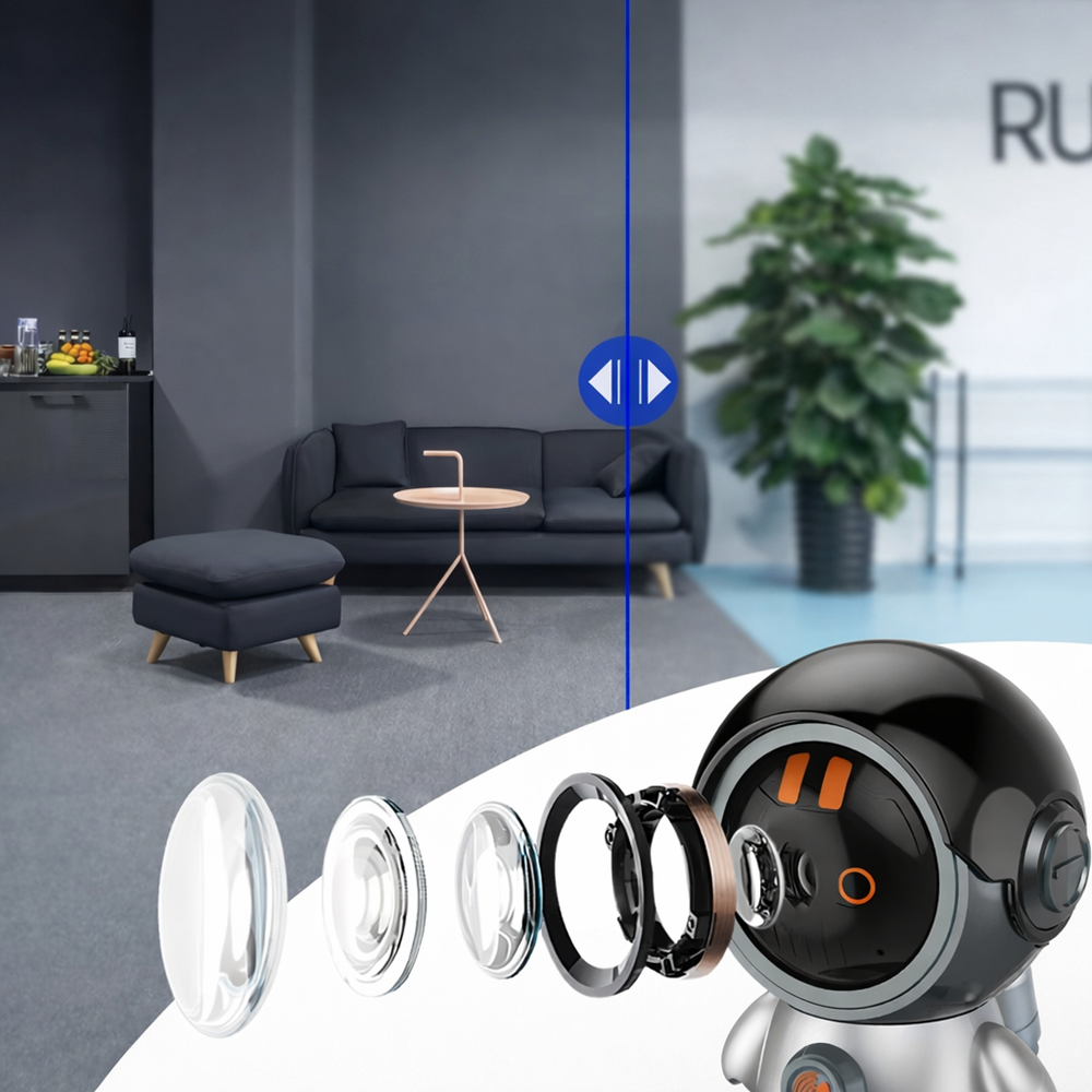 AstroCam asztronauta WiFi IP kamera 360° forgatható Full HD 1080P babafigyelő és kisállat megfigyelő éjjellátóval, kétirányú hanggal (BBD) 7