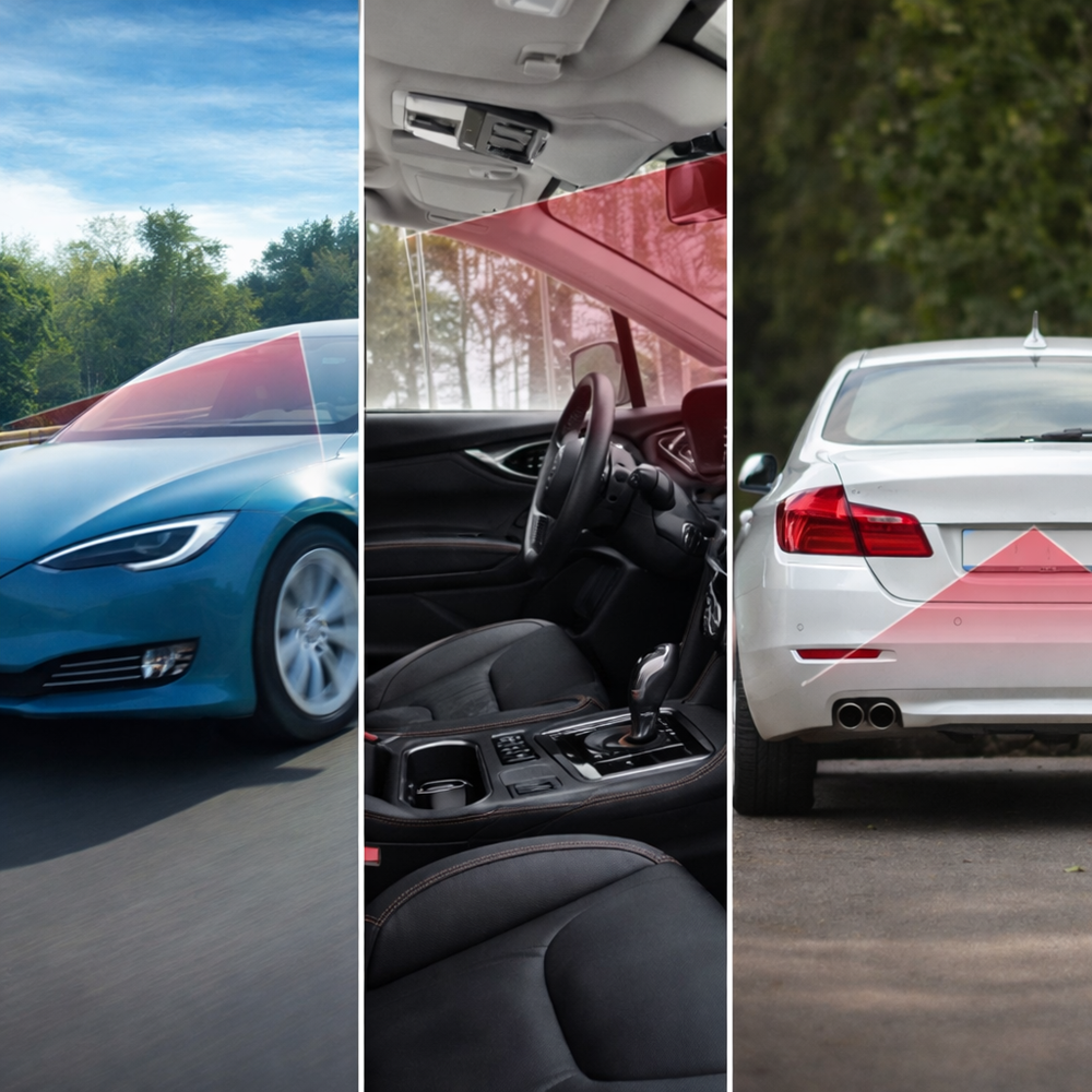 DriveGuard 3 kamerás autós menetrögzítő kamera – hurokrögzítéssel és éjjellátó móddal (BBD) 4