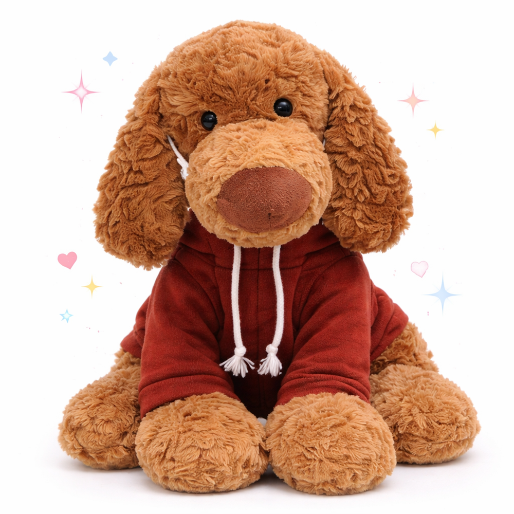 Loock Series plüss barna kutyus – puha, ölelhető kutya plüss játék gyerekeknek és ajándéknak (BBJ) 1