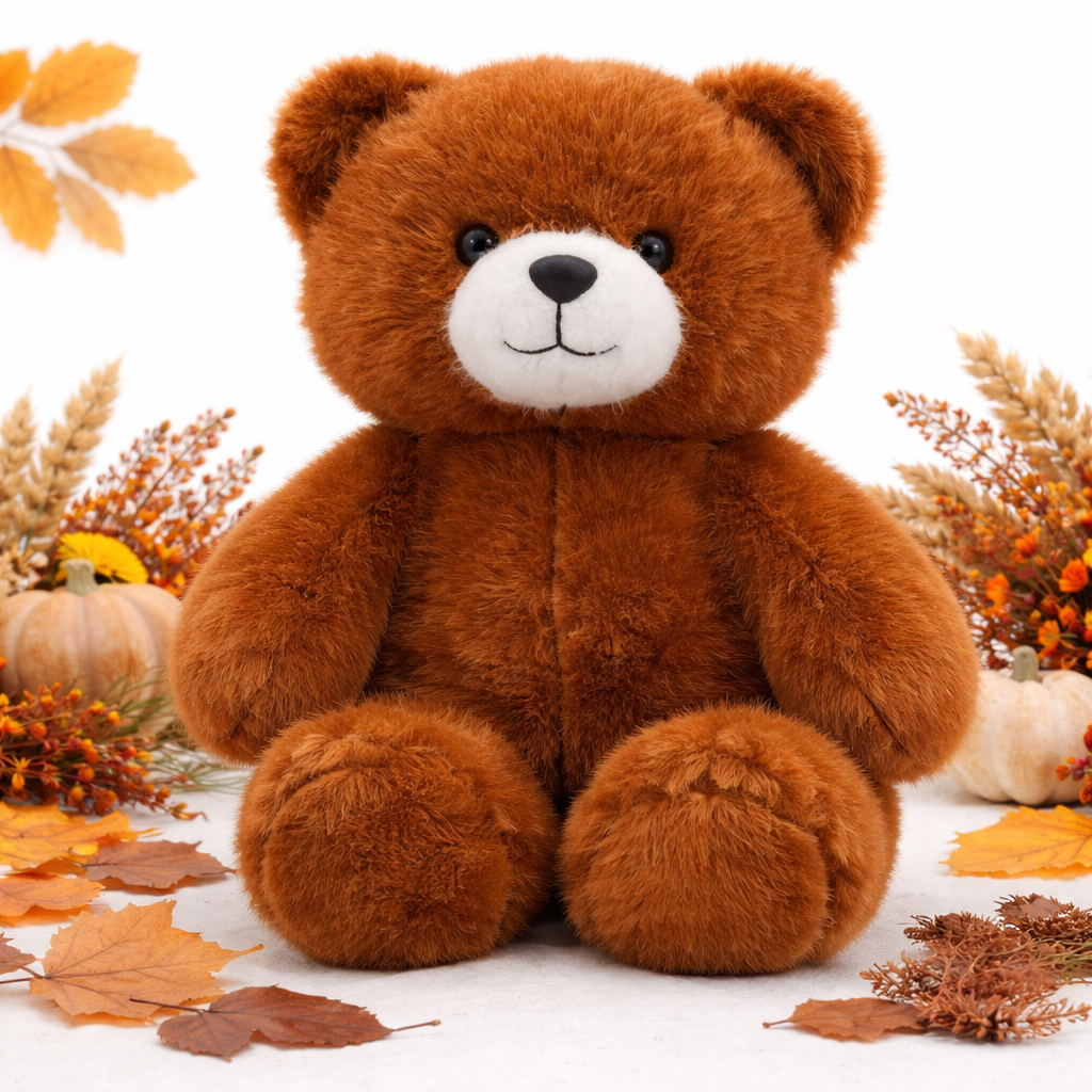 PiheMackó barna plüss maci – puha, ölelhető teddy mackó gyerekeknek és ajándéknak (BBJ) 1