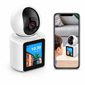 Sumker KE24-129 okos beltéri WiFi kamera – HD megfigyelő rendszer élő videohívás funkcióval (BBD) - Image 1