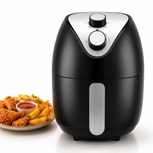 Air Fryer 2L 1000W – olaj nélküli meleglevegős fritőz analóg vezérléssel (FXI) - Image 1