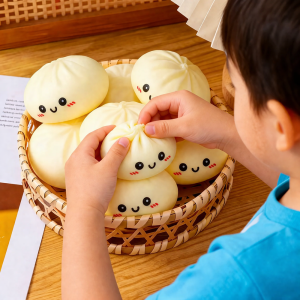 Mystery dumpling meglepetés gombóc – gyűjthető színes dumpling squishy, random színnel EREDETI - Image 4