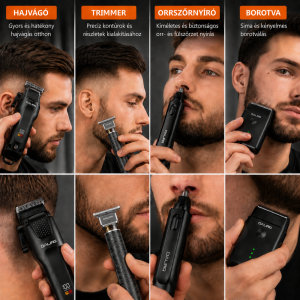 DALING DL-9289 4 az 1-ben hajvágó és szakállvágó készlet – vezeték nélküli trimmelő gép (BBD) - Image 2