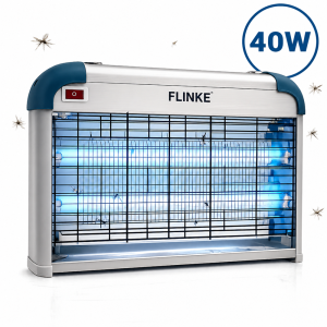 Flinke 40W elektromos rovarirtó lámpa – UV fénycsöves szúnyog- és légycsapda beltérre (BBA) - Image 1