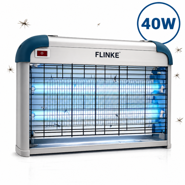 Flinke 40W elektromos rovarirtó lámpa – UV fénycsöves szúnyog- és légycsapda beltérre (BBA) 1