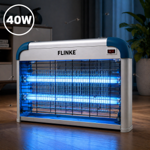 Flinke 40W elektromos rovarirtó lámpa – UV fénycsöves szúnyog- és légycsapda beltérre (BBA) - Image 2