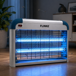 Flinke 60W elektromos rovarirtó lámpa – UV fénycsöves szúnyog- és légycsapda beltérre (BBA) - Image 2