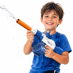 HydroStrike AK47 elektromos vízipisztoly – automata vízfegyver nagy tartállyal, kék (BBMJ) - Image 1
