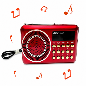 Klasszikus mini hordozható JOC FM rádió és zenelejátszó - USB+SD kártya bemenettel (BBL) - Image 1