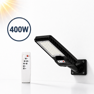 Hayami KL25-282A 400W napelemes utcai LED lámpa – távirányítós kültéri solar világítás IP65 védelemmel (BBD) - Image 1