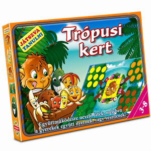 Trópusi kert – kooperatív együttműködésre nevelő társasjáték gyerekeknek, 3–8 éves kortól (BBMJ) - Image 1