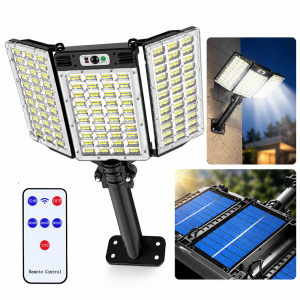 Napelemes lámpa 560 SMD LED-del – mozgásérzékelős W787-2 (BBD) - Image 2