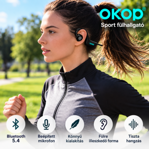 OKOP Bluetooth 5.4 sport fülhallgató KP-21PRO (BBD) - Image 2
